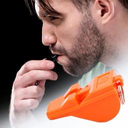 Compacto alto colorido árbitro apito, alta decibel, suprimentos de treinamento esportivo para basquete, futebol, torcer fãs - Image 2