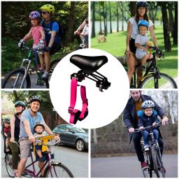 Novo destacável frente montado crianças mtb assento da bicicleta universal mountain bike assento dianteiro esteira crianças cadeira de segurança sela - Image 5
