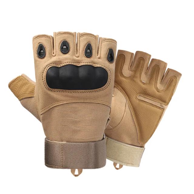 Luvas Táticas de Meio Dedo para Homens - Perfeitas para Esportes, Tiro, Caça, Airsoft, Motocicleta e Ciclismo
