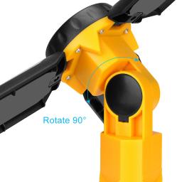 Dobrável smd led luz de trabalho powrful led lanterna acampamento caminhadas emergência multifunções recarregável iluminação deformável - Image 2