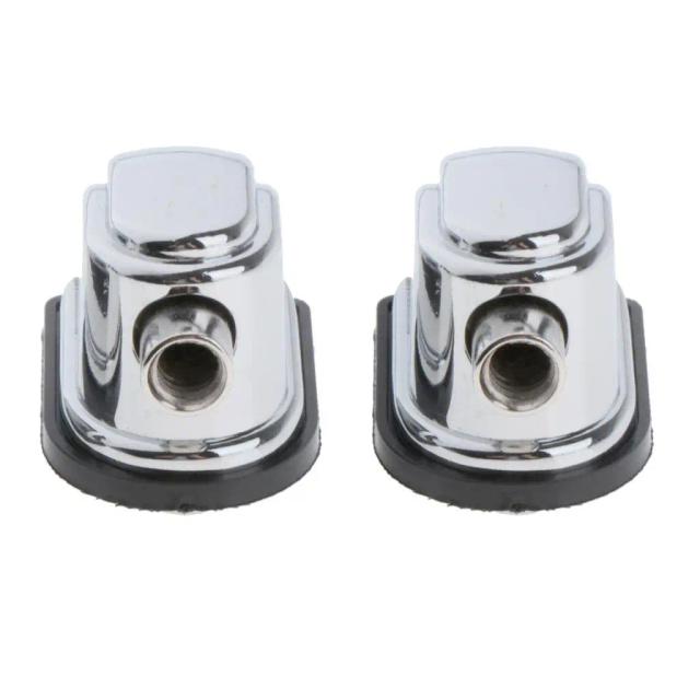 Kit de Talões Duráveis para Bateria: Ganchos para Bass Drum e Snare - Acessórios de Percussão Completo (2x)