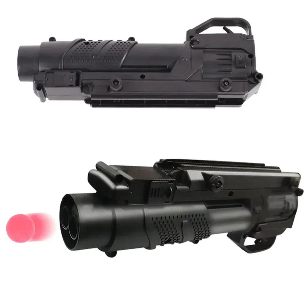 M203 bolas de gel lançador de granada com barril duplo sino duplo m4/16 brinquedos de lançador de plástico curto para tiro de paintball brinquedo infantil - Image 1
