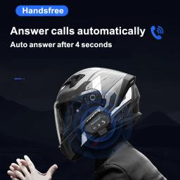 Fones de ouvido sem fio bluetooth para capacete, fones estéreo mãos livres, fones de ouvido de bicicleta - Image 3