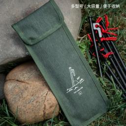 Saco Multifuncional para Arrumação, Pregos à Terra, Corda de Vento, Pegs Pouch, Outdoor, Equipamento de Acampamento, Viagem, 20cm, 32cm - Image 3