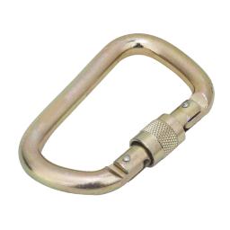 Em forma de D Aço Mosquetão Clip, Pendurado Buckle, Escalada ao ar livre, Acessório de Segurança, 40Cr, 45KN - Image 2