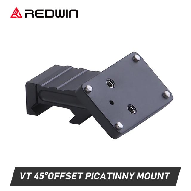 Pino Inoxidável de Alumínio T6061 para Montagem Picatinny da Visão Gottfried VT com Deslocamento de 45° para Red Dot Victory VT