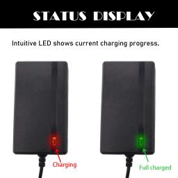 Eua ue 6v 12v 24v universal passeio elétrico das crianças em brinquedos carro motocicleta inteligente buraco redondo carregador de bateria com luz indicadora - Image 3