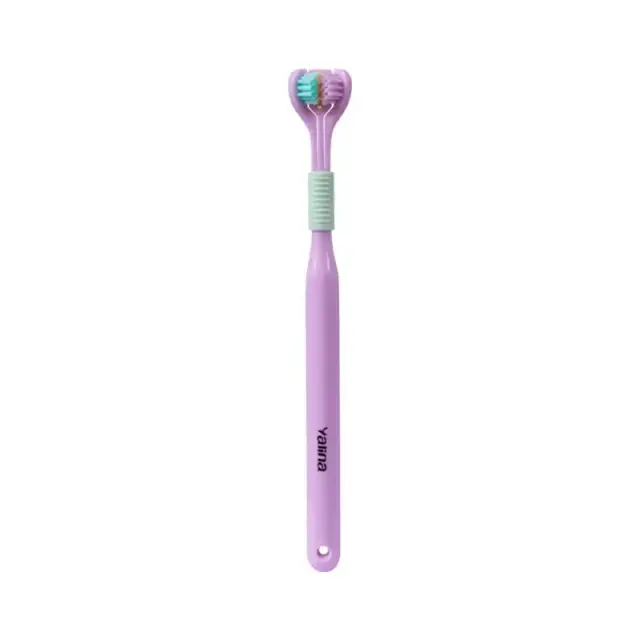 Escova de Dentes 3D Estéreo: Conforto e Segurança para Adultos e Crianças com Limpeza Eficiente da Saúde Bucal