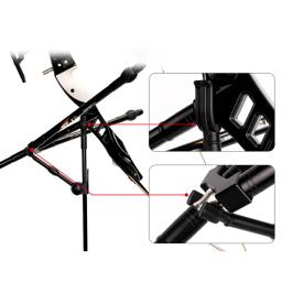 Arco e flecha Bow Stand com design destacável, composto Bow Frame, cabeça, leve, impermeável, acessórios, Split, 1pc - Image 6