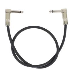 60cm/24 polegada guitarra efeitos pedal cabo liso conector de remendo 6.35mm plug cobre núcleo de superfície do plutônio fio adaptador linha cabeça redonda - Image 6