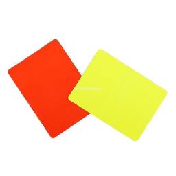 Cartões penalidade árbitro esportivo para futebol, esporte, jogo futebol, cartão árbitro futebol pvc, amarelo, - Image 2