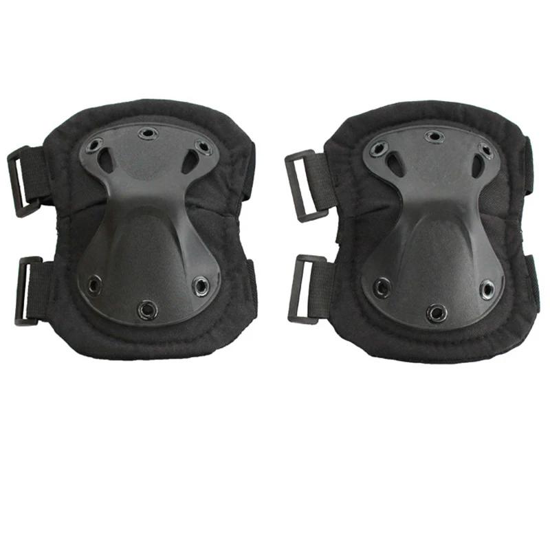 Joelheira tática para crianças, joelheira de combate, engrenagem protetora de segurança, airsoft, paintball, caça, jogo de guerra, esporte, criança, macho - Image 1