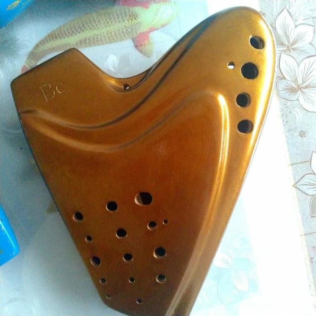 Ocarina Tripla de 16 Buracos para Músicos Profissionais - Acessório Ideal de Flauta de 16 Polegadas para a Música