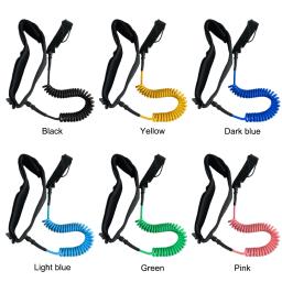 Coiled Safety Board Leash, elástico máximo, comprimento até 10 pés, ajustável para surf, iniciante, prática de fornecimento - Image 4