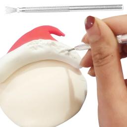 Pena Fio Textura Cerâmica Ferramentas Polymer Clay Sculpting Ferramenta de modelagem DIY Escova de cerâmica Acessórios para bolo 7 pinos - Image 5