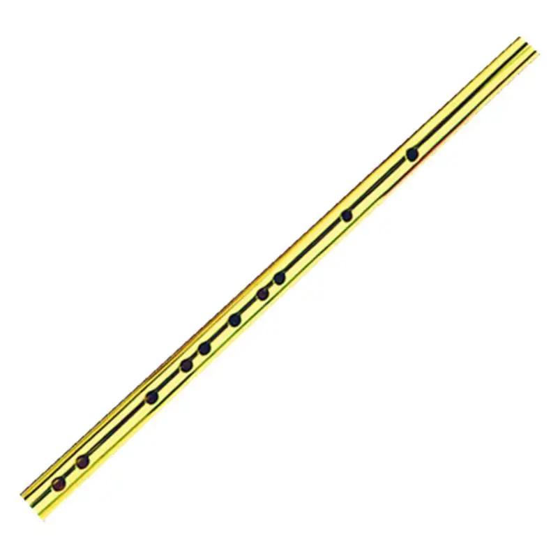 Profissional tubo de bronze g f e flauta chave flauta de metal chinês clássico woodwind instrumento musical para alunos iniciantes - Image 1