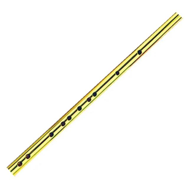 Flauta de Metal Chinês Clássica para Iniciantes - Profissional em Bronze com Chave G e F