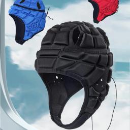 Capacete de rugby resistente a impactos com alça ajustável para crianças, protetor de cabeça ultraleve para futebol e esqui juvenil, acessórios esportivos - Image 2