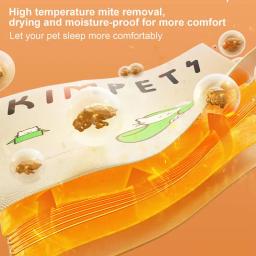 Ajustável Aquecimento Pet Mat com 3 Níveis de Aquecimento, Cama Quente, Suprimentos para Gatos Indoor e Cães Energy Saving - Image 3