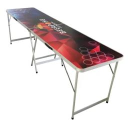 Mesa de jogo personalizada com luzes LED, mesa dobrável ping pong, mesa de cerveja, 8 em - Image 2