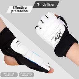 Luvas de Taekwondo, Protetor de Tornozelo, Equipamento de Proteção, Karatê Sparring, Boxe, Artes Marciais, Meias Adulto, Criança - Image 3