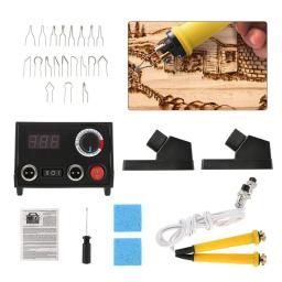 Caneta de pirografia com temperatura ajustável, 28 unidades, queimador de madeira, para desenhar madeira, couro, escrita, folhas, embossers - Image 3