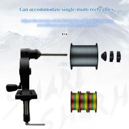 Linha De Pesca Ajustável Winder, portátil Braçadeira De Mesa, máquina De Carretel, fio De Enrolamento Reclaimer Equipamento, linha Spooler - Image 5