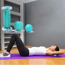 Rolo massageador de pés, bola de massagem, massageador manual para fascite plantar, costas, pernas, braço, massagem, saúde - Image 4