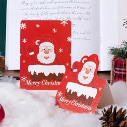 Criativos Cartões de Natal Cartões de Presente Véspera de Natal Feliz Natal Xmas - Image 1