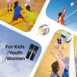 1 par de mangas esportivas para braço de vôlei, mangas para antebraço com almofadas de proteção, equipamento de vôlei para jovens, meninas, crianças e mulheres - Image 6