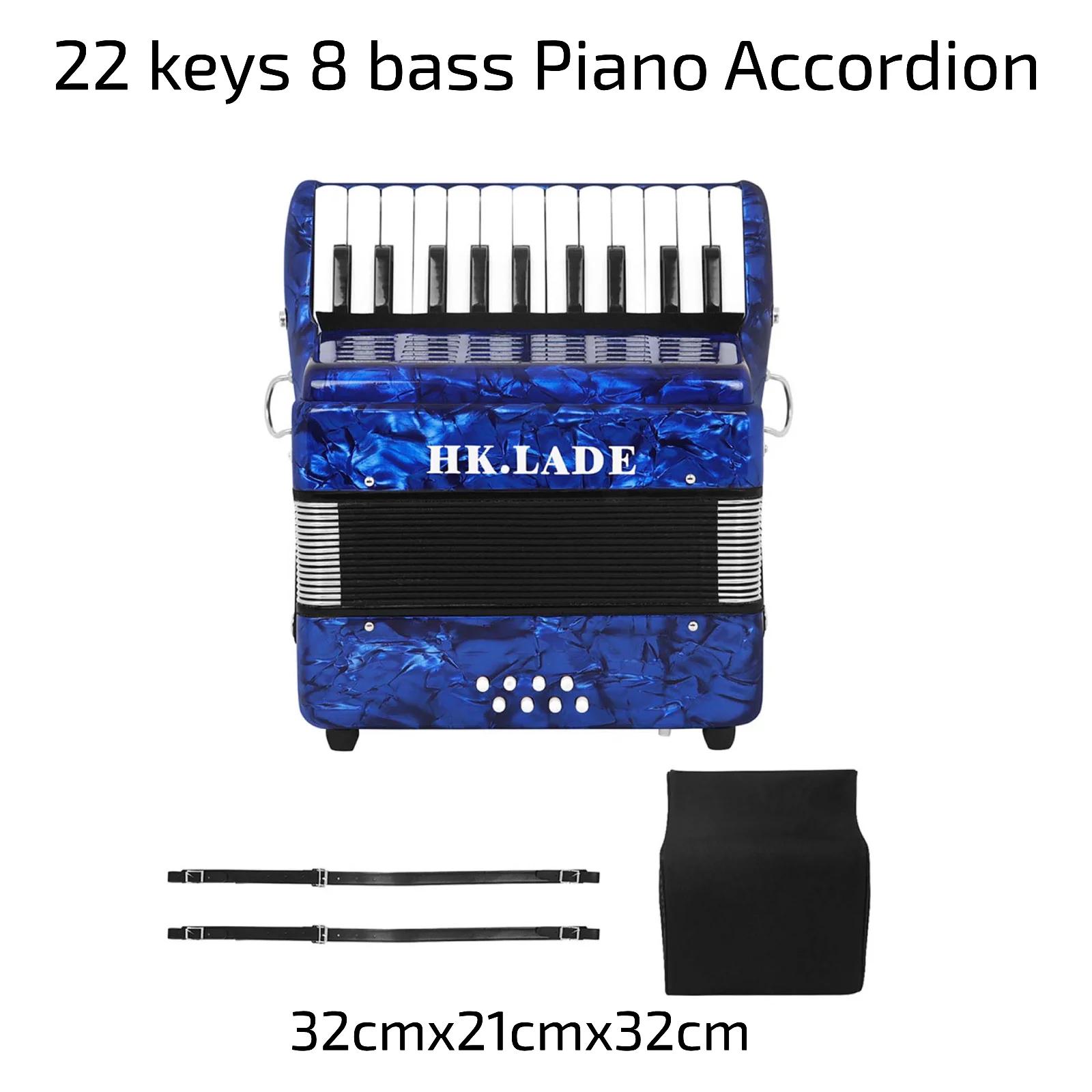 Acordeão Instrumento Musical com Alças, Piano Educativo, Música, Amante, Iniciantes, Adultos, Estudantes, 41 Teclas, 120 Baixo - Image 1