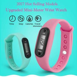 Esporte Smart Pulseira Relógio de Pulso, Display LCD, Fitness Gauge, Step Tracker, Pedômetro Digital, Corrida, Caminhada, Calorie Counter, 1, 2pcs - Image 2