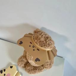Animal Bear Baby Care Product, Crianças protegem a tampa da cabeça, Kids Bathing Shower Hat, Tampão do champô, Lavagem de cabelo - Image 6