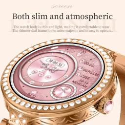 HW16 Mini Relógio Inteligente para Mulheres, Rastreador De Fitness, NFC, Chamada Bluetooth, AI Voice, Monitor De Saúde, Lady Smartwatch, ChatGPT, Moda - Image 2