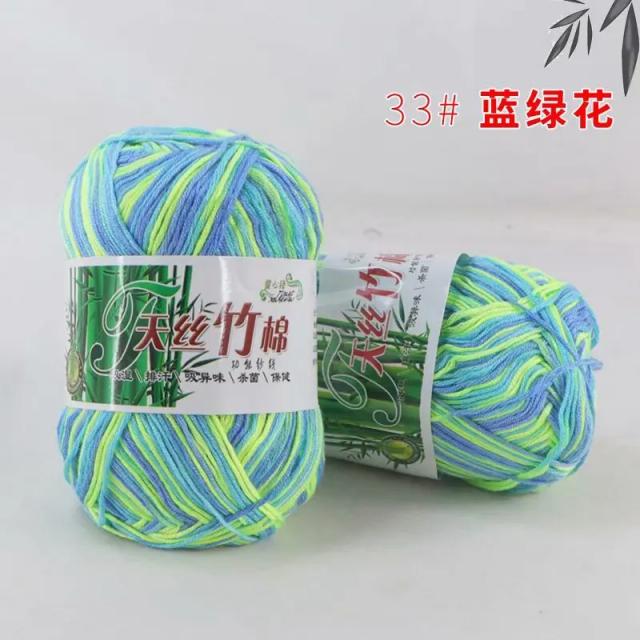 Fio de Algodão D & D-Knitting Bamboo: Fibra Natural Quente e Macia para Crochê e Malhas - 1 Peça