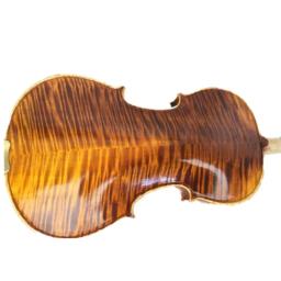 Acessórios Para Instrumentos Musicais, Totalmente Feitos À Mão, Tinta Álcool, Tigre Natural, Modelado, Placa Única Viola, 14-17 in - Image 5
