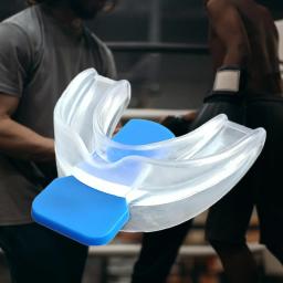Profissional flexível proteção da boca Mouthguard, portátil protetor bucal, adequado para rugby, kickboxing, karatê, basquete, boxe - Image 2