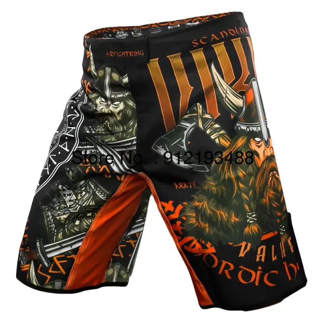 Calças de Luta em Estilo Animal para Homens - Shorts de Boxe MMA Ideais para Artes Marciais, BJJ e Kickboxing