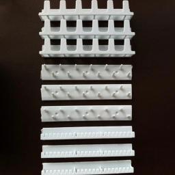 9 peças de jóias adesivas organizador parede pendurado rack auto adesivo conjunto gancho para brincos armazenamento casa colares pulseiras - Image 6