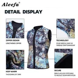 Roupa de mergulho masculina sem mangas colete 3mm neoprene com zíper manter aquecido para mergulho, surf, caiaque - Image 5