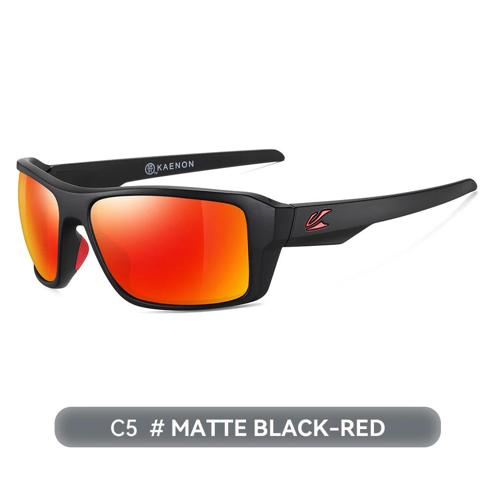 Óculos de sol polarizados masculinos de grandes dimensões Kaenon XL para condução ao ar livre, pesca, golfe, combinação de rosto grande - Image 1