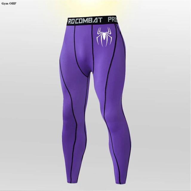 Leggings de Compressão Masculinas para Corrida, Yoga e Treinos em Ginásio