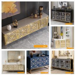 12 pc/set ouro prata preto oco espelho adesivos roupeiro móveis decoração da parede decalque acrílico espelho adesivo arte decoração casa - Image 1