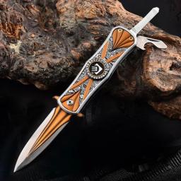 Folding Fidget Spinner Faca para Camping, Pocket Knife, Facas de caça, Gyro Type, Ferramentas de sobrevivência ao ar livre - Image 3