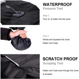 Capa de chuva mochila 30-40l, impermeável, para caminhadas ao ar livre, escalada e pesca, proteção uv, acessórios ao ar livre - Image 3