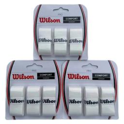 12 pçs wilson tênis overgrip padel raquete única fita de aperto de tênis anti deslizamento treinamento substituição sweatband acessórios badminton - Image 2
