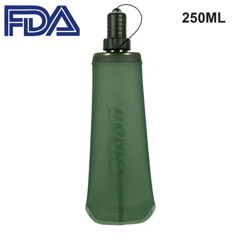 TPU Folding Soft Flask Garrafa De Água, Dobrável Bebida Saco De Água, Corrida e Camping, Sport Water Bag - Image 1