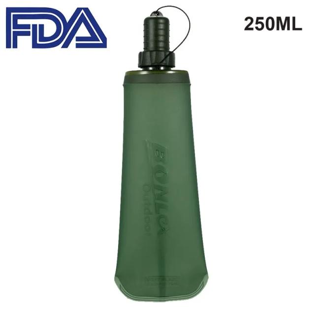 Garrafa Dobrável TPU Soft Flask para Corrida e Camping, Ideal para Bebidas e Hidratação Sports