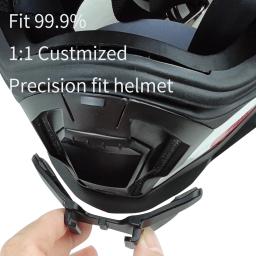 Personalizado motocicleta capacete Chin Mount para GoPro Hero, X NEXX X WED2, 12, 11, 10, Insta360, um X3, X2 Rs, DJI ação 4 acessórios - Image 5
