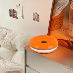 Bauhaus candeeiro de mesa usb plug quarto lâmpada cabeceira sala estar jantar decoração donut luz ambiente - Image 5